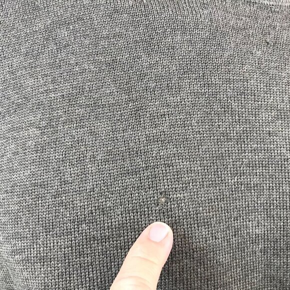 FACONNABLE - MEN'S LARGE - GREEN LONG SLEEVE CEREW NECK 100% MERINO WOOL SWEATER - Picture 4 of 7